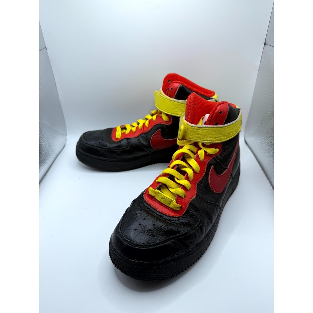 Nike‎ Air Force 1 High By You DN4168-991 Mens 8 Sneakers Black Leather Shoes
